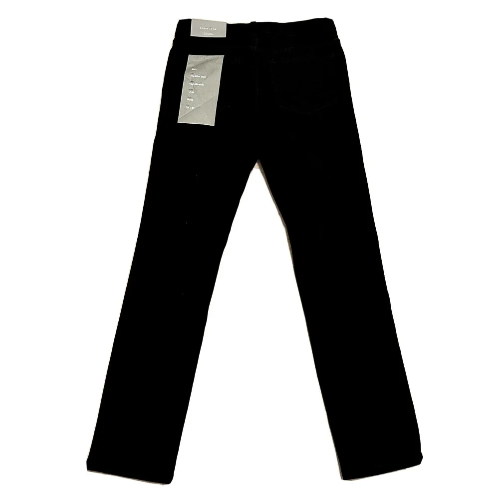 Everlane Men's 29 x 32 The‎ Slim Jean Black High Stretch New